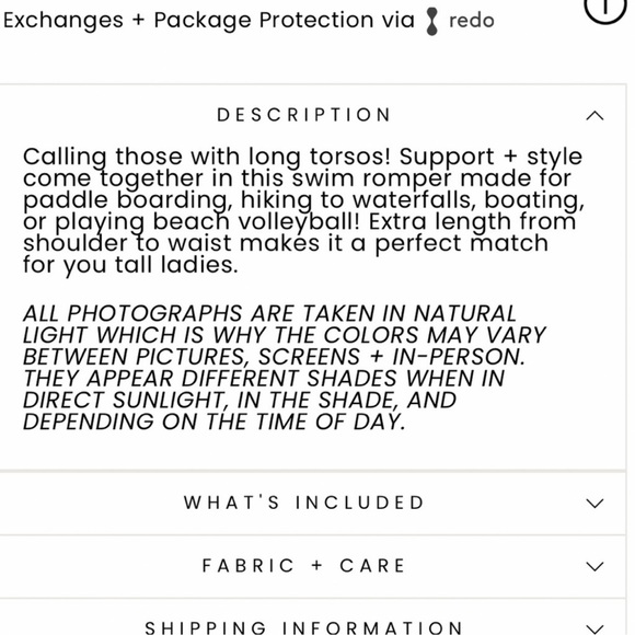 Honeymark Sage Gray Swim Romper XL NWT - Picture 7 of 9